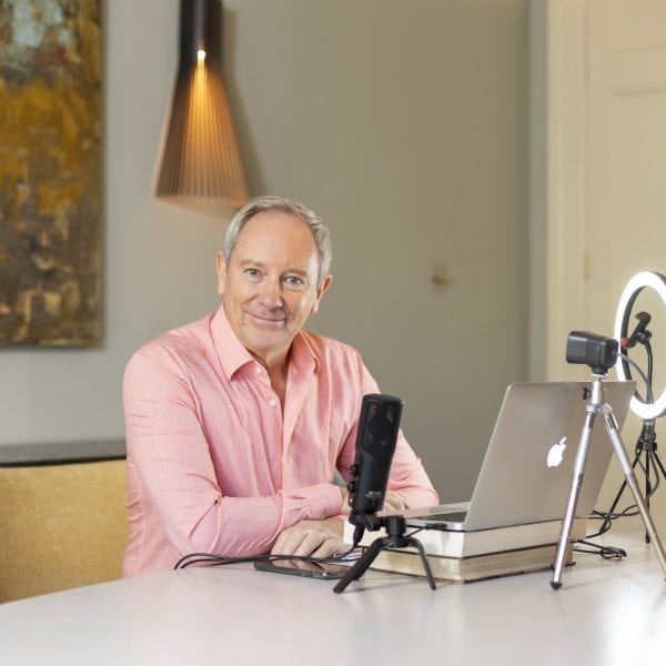 Communication skills coach prepares for client session with a senior leader